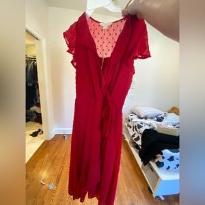 Red dress size medium